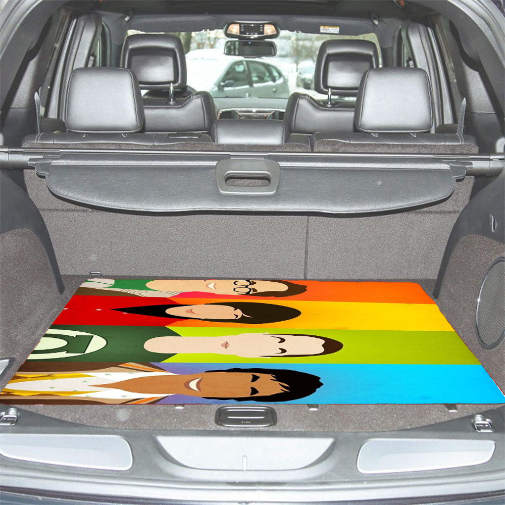 The Big Bang Theory Colours Car Trunk Mat Non Slip