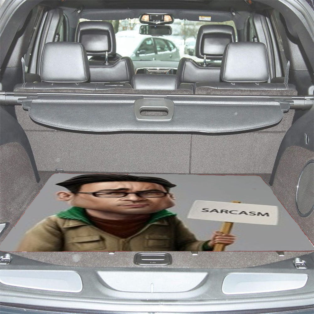 The Big Bang Theory Sarcasm Car Trunk Mat Non Slip