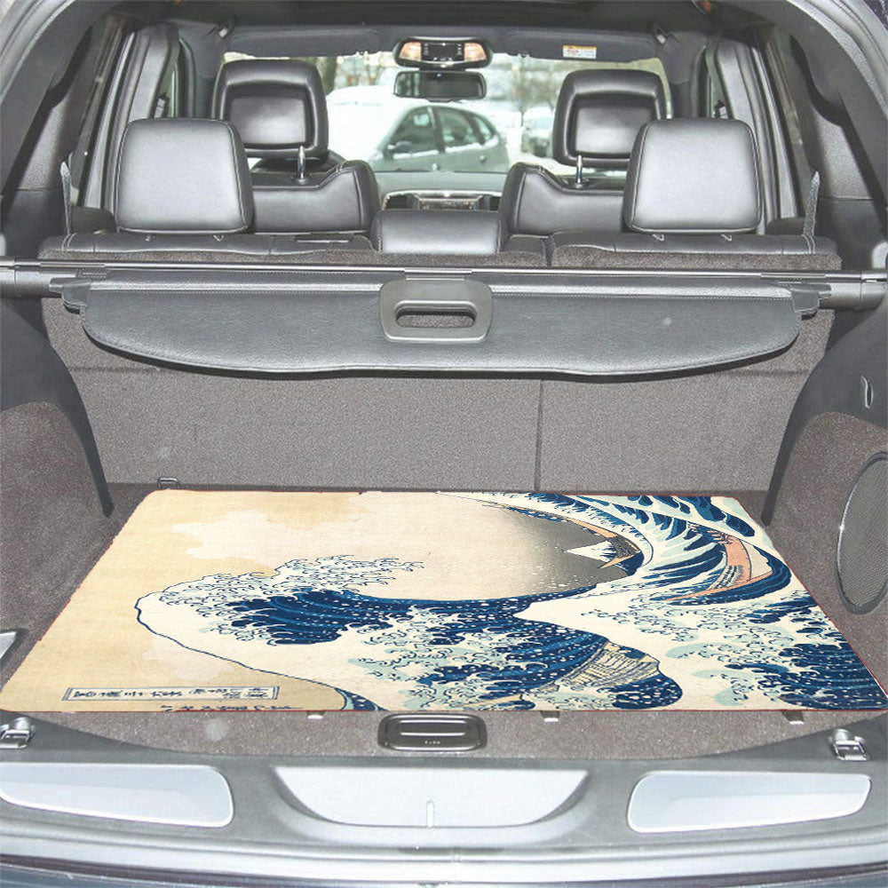 The Great Wave Off Kanagawa Car Trunk Mat Non Slip
