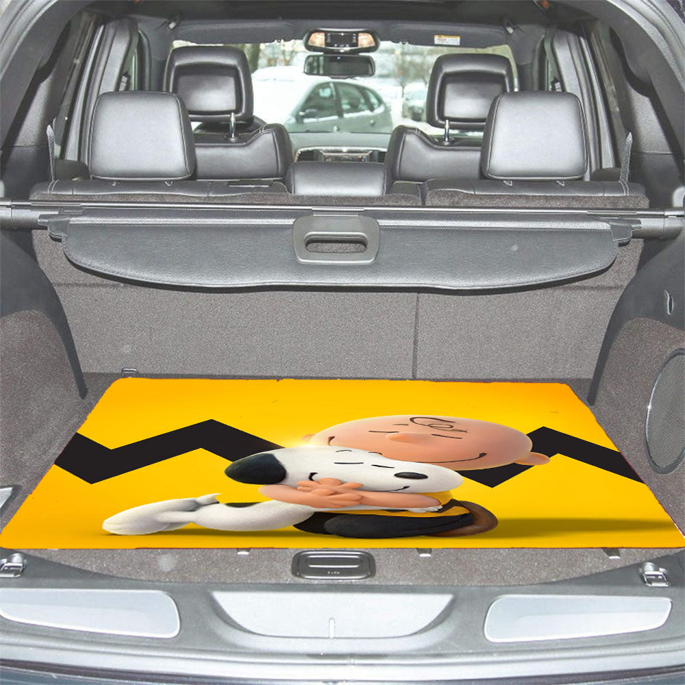 The Peanuts And Snoopy Movie Family Car Trunk Mat Non Slip
