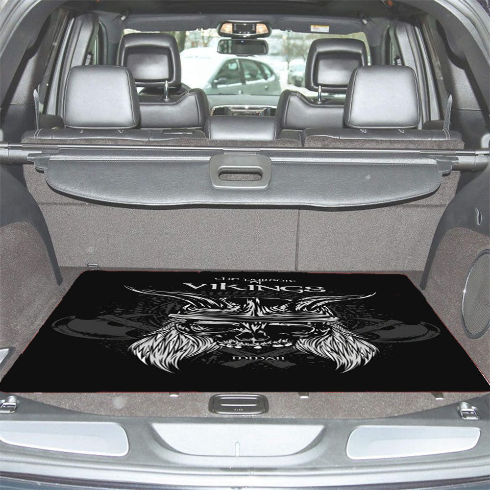 The Persuite Of Vikings Car Trunk Mat Non Slip