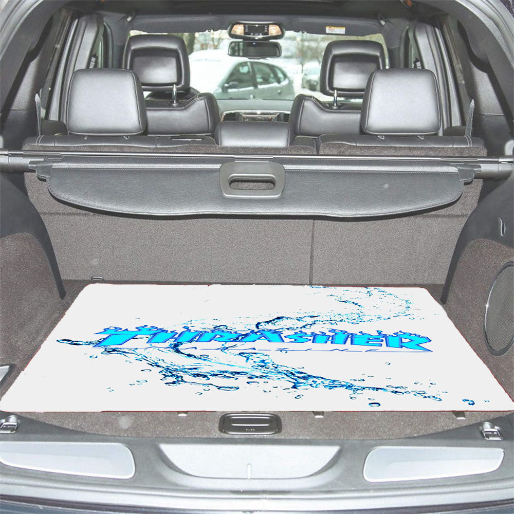 Thrasher Blue Water Splash Car Trunk Mat Non Slip