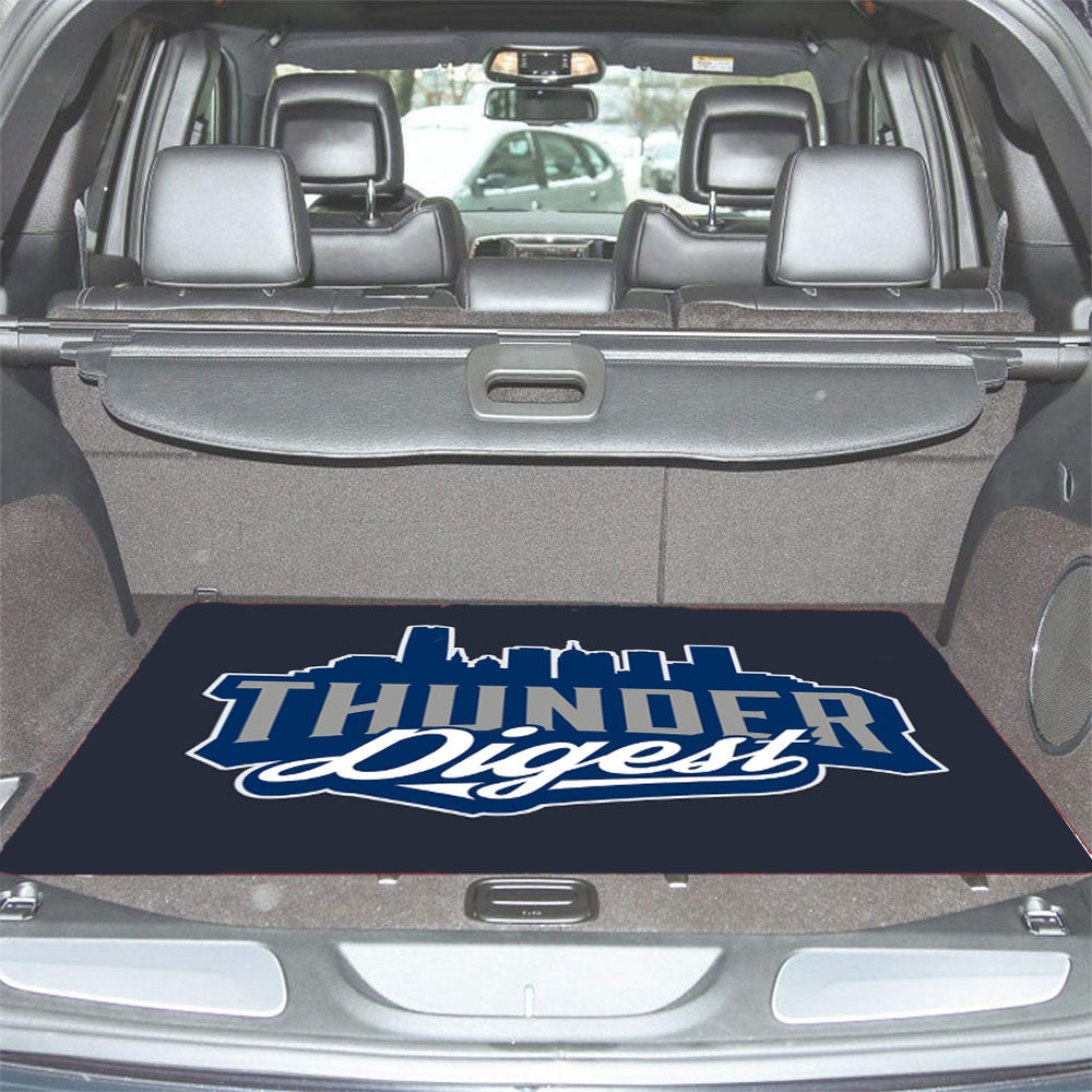 Thunder Digest Oklahoma City Hunder Car Trunk Mat Non Slip