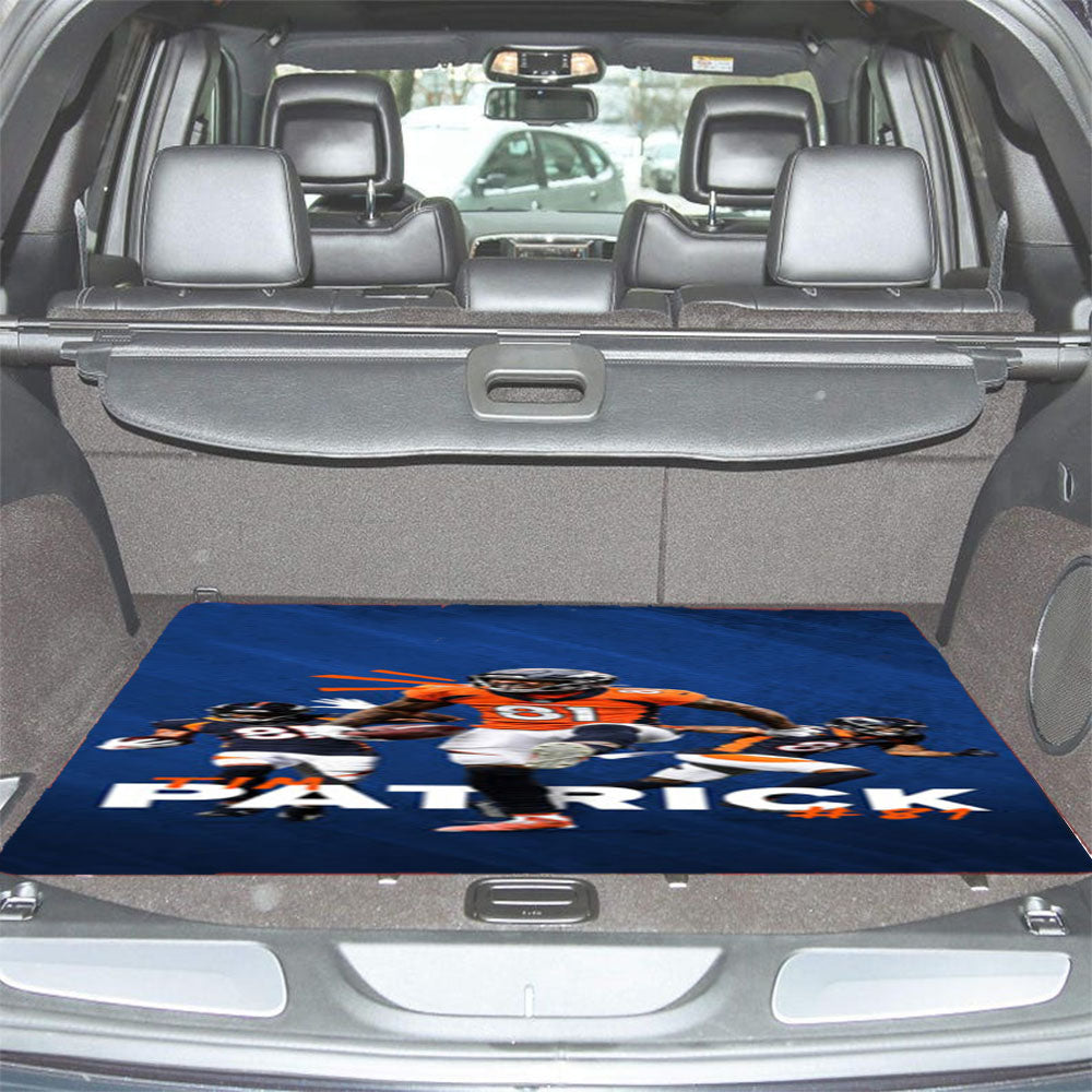 Tim Patrick Denver Broncos Car Trunk Mat Non Slip