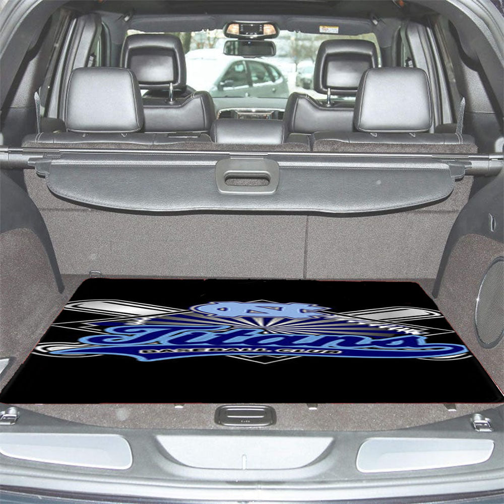 Titans Baseball Logo Black Car Trunk Mat Non Slip