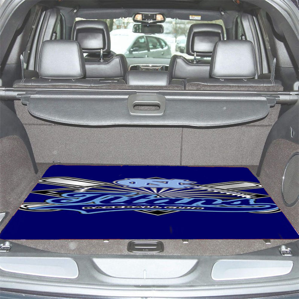 Titans Baseball Logo Blue Car Trunk Mat Non Slip
