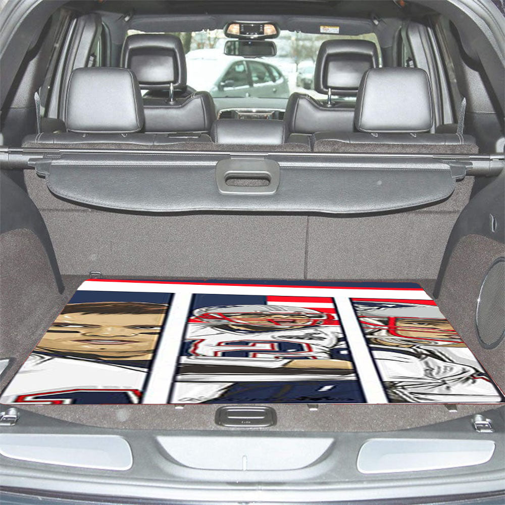 Tom Brady Patriots Nfl Car Trunk Mat Non Slip