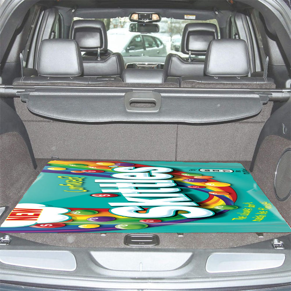 Tosca Confused Skittles Candy Car Trunk Mat Non Slip