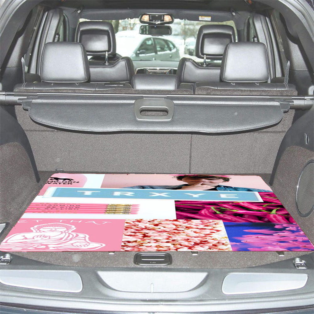 Troye Sivan Vintage Noise Collage Car Trunk Mat Non Slip