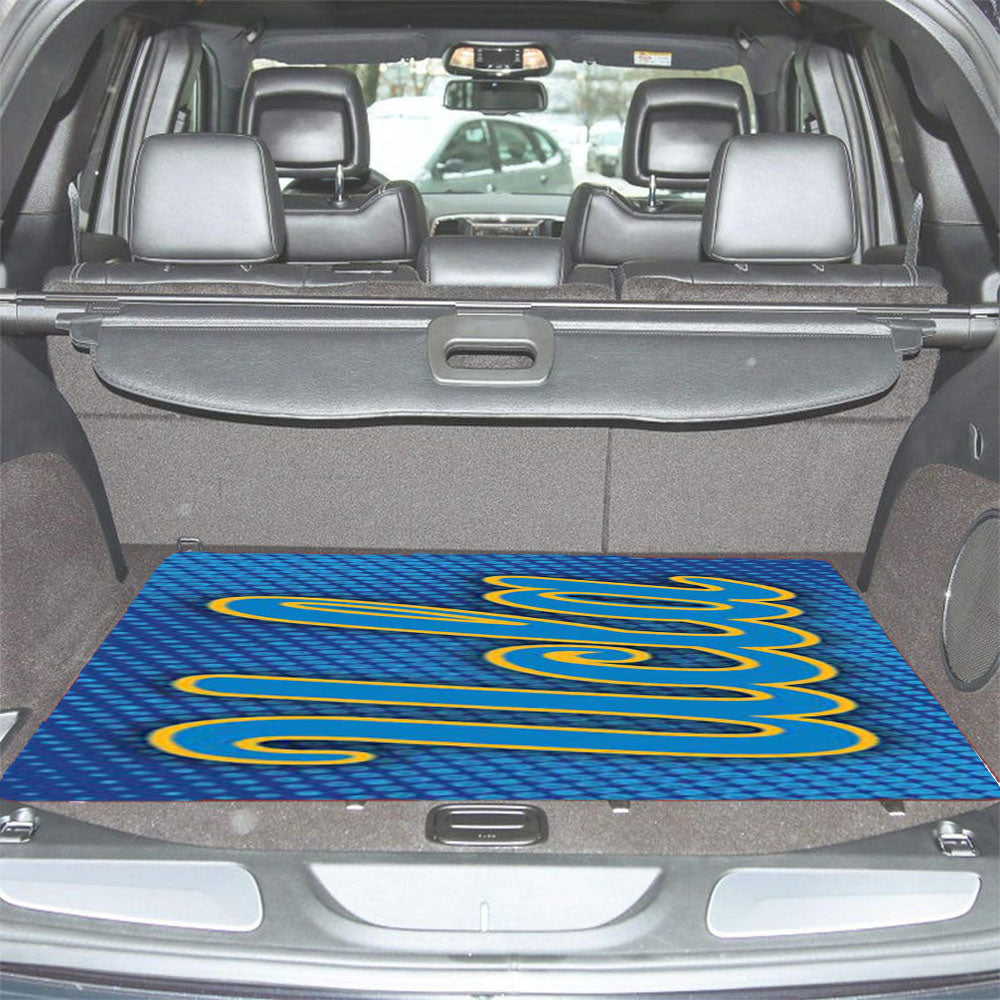 Ucla Bruins Halftone Blue Car Trunk Mat Non Slip