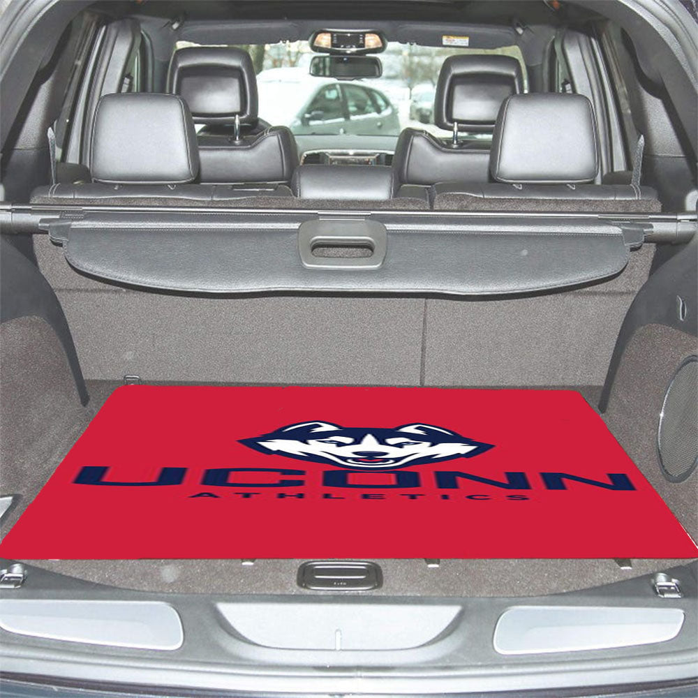 Uconn Athletics Red Car Trunk Mat Non Slip