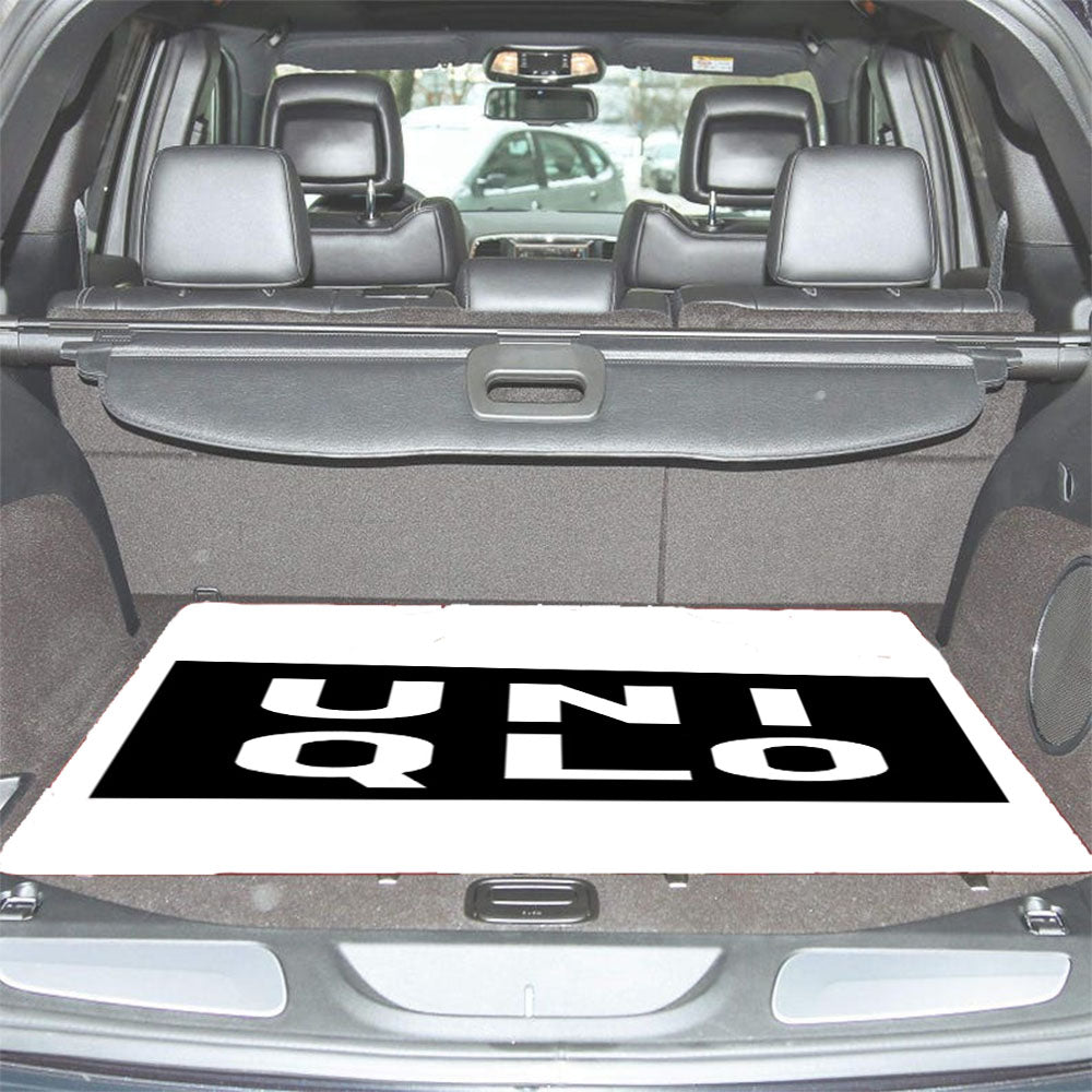 Uniqlo Logo Black Car Trunk Mat Non Slip