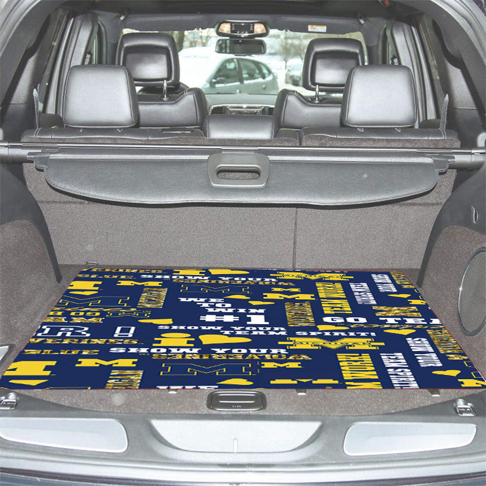 University Of Michigan Medical School Logo Car Trunk Mat Non Slip