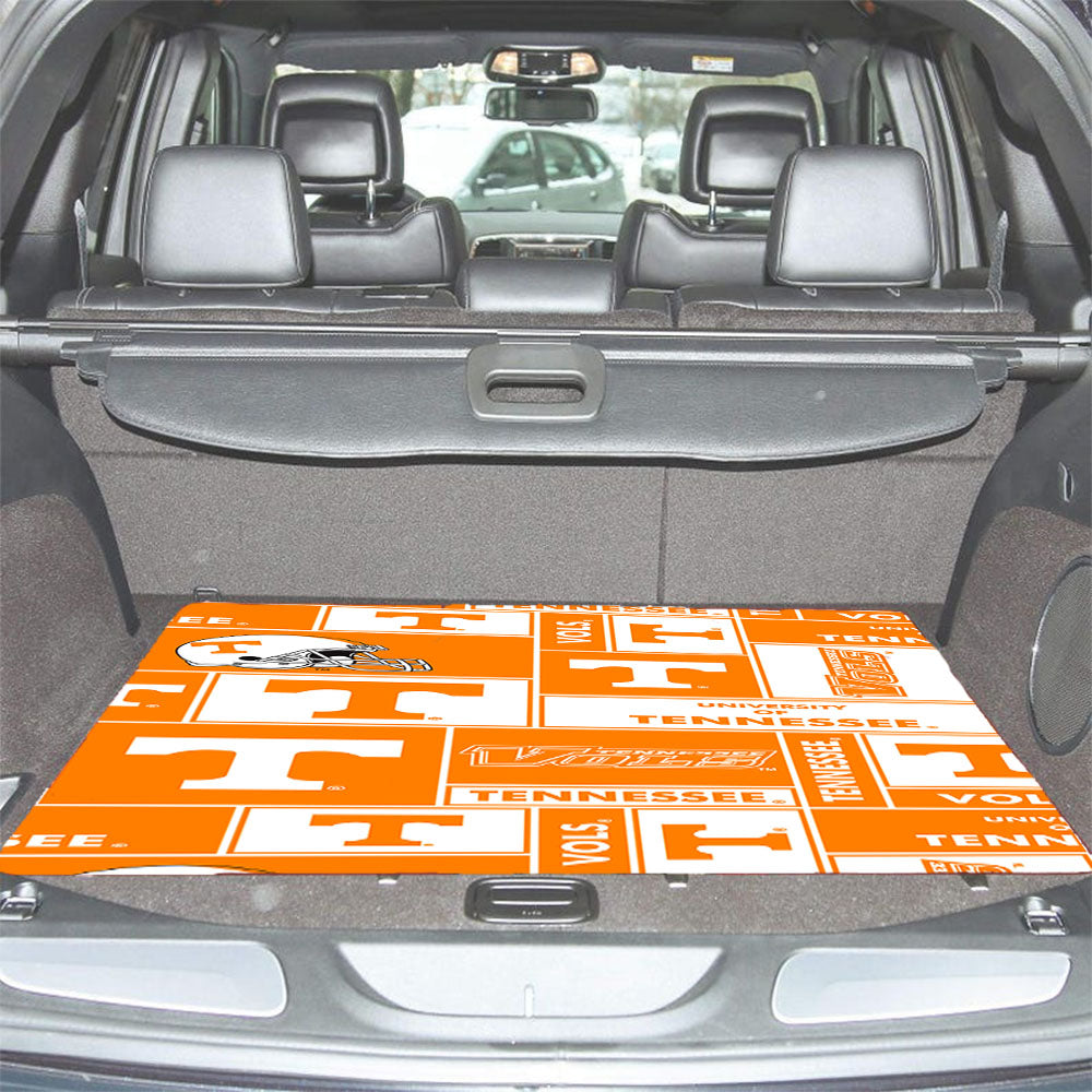 University Of Tennessee Helmet Car Trunk Mat Non Slip