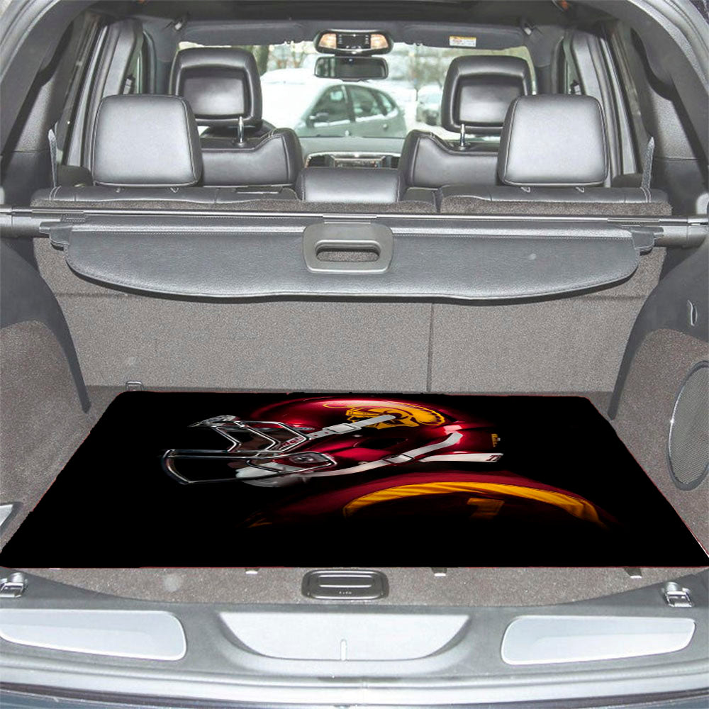 Usc Trojans Logo 2 Car Trunk Mat Non Slip