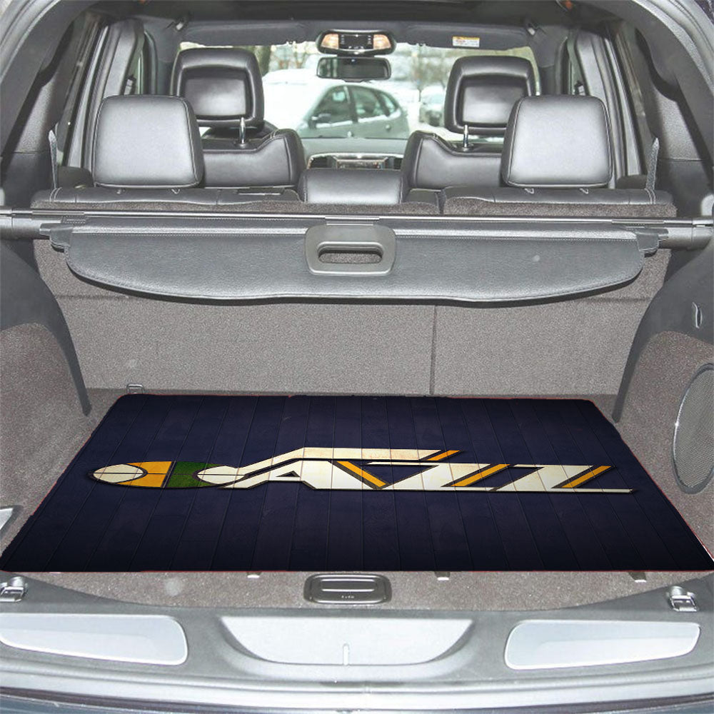Utah Jazz Emblem Car Trunk Mat Non Slip