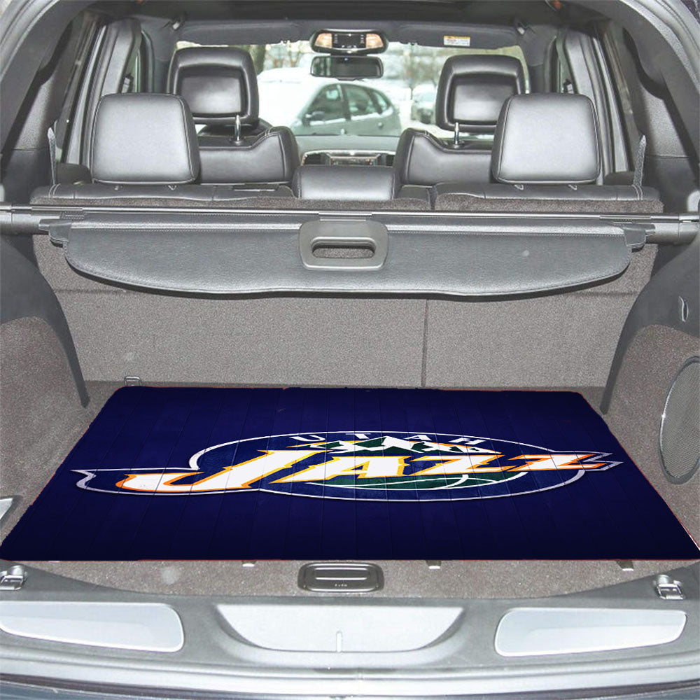 Utah Jazz Hardwood Wallpaper 2 Car Trunk Mat Non Slip