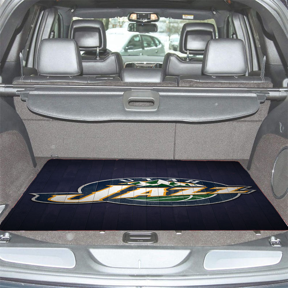 Utah Jazz Purple Emblem Car Trunk Mat Non Slip