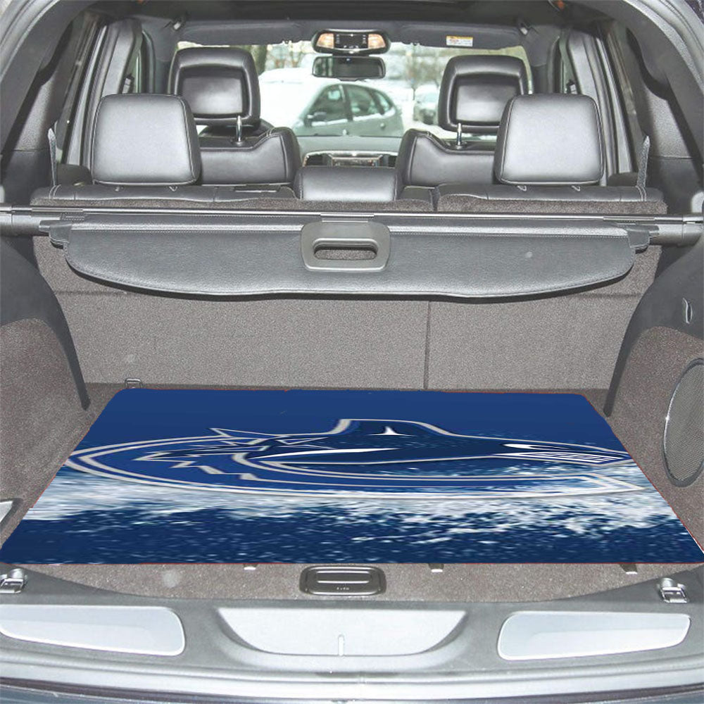 Vancouver Canucks Wave Car Trunk Mat Non Slip