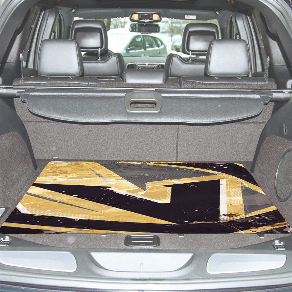 Vegas Golden Knights Art Logo Car Trunk Mat Non Slip