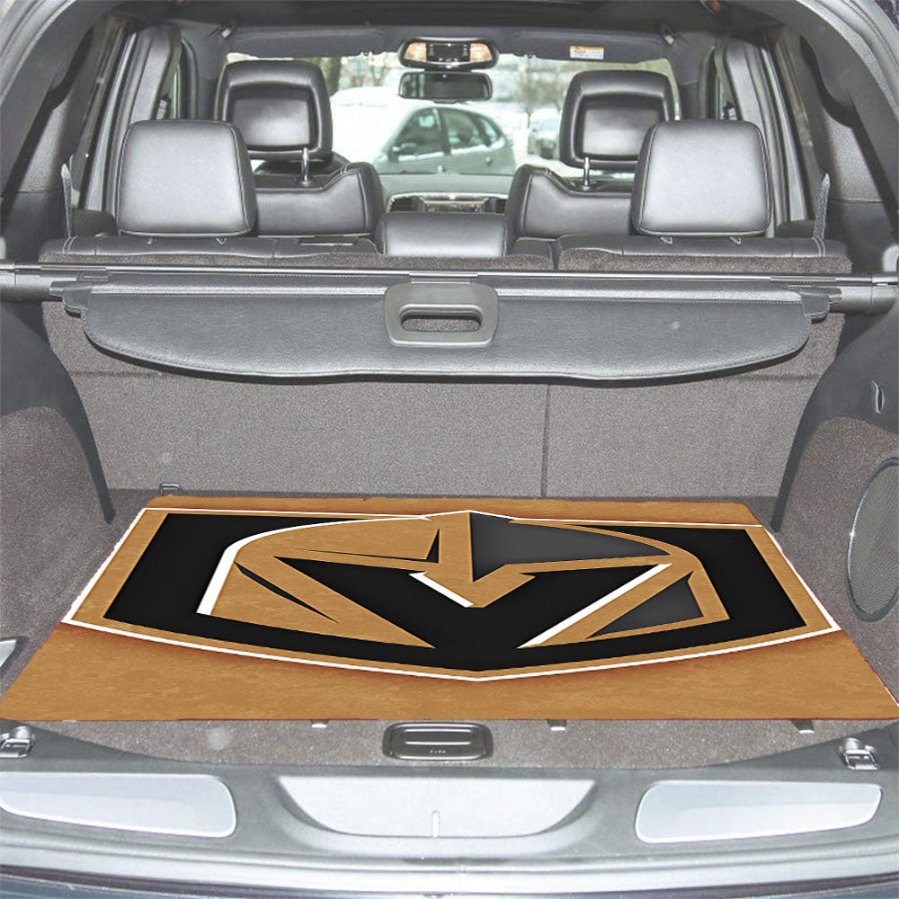 Vegas Golden Knights Helmet Logo Car Trunk Mat Non Slip