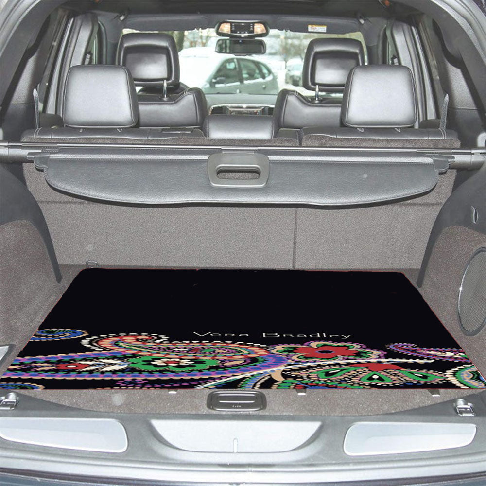 Vera Bradley Petal Paisley Design Car Trunk Mat Non Slip