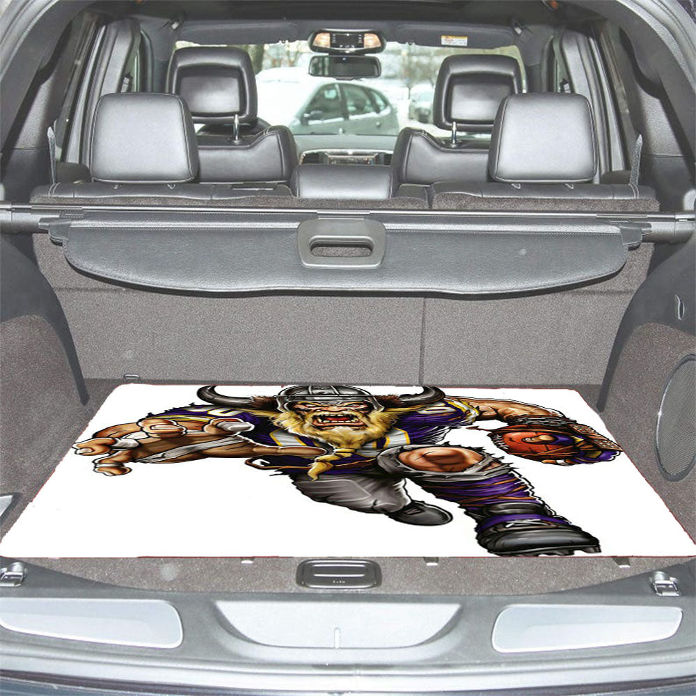 Vikings Football Car Trunk Mat Non Slip