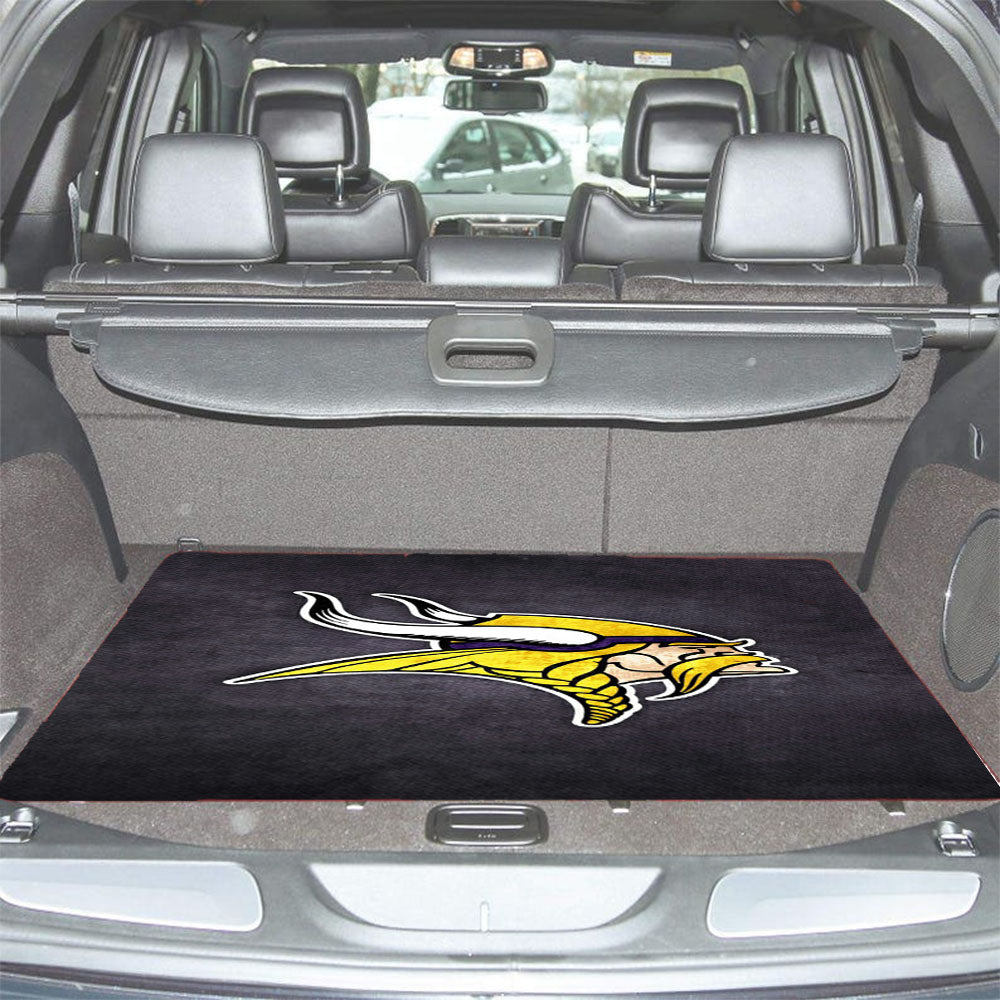 Vikings Logo Football Car Trunk Mat Non Slip