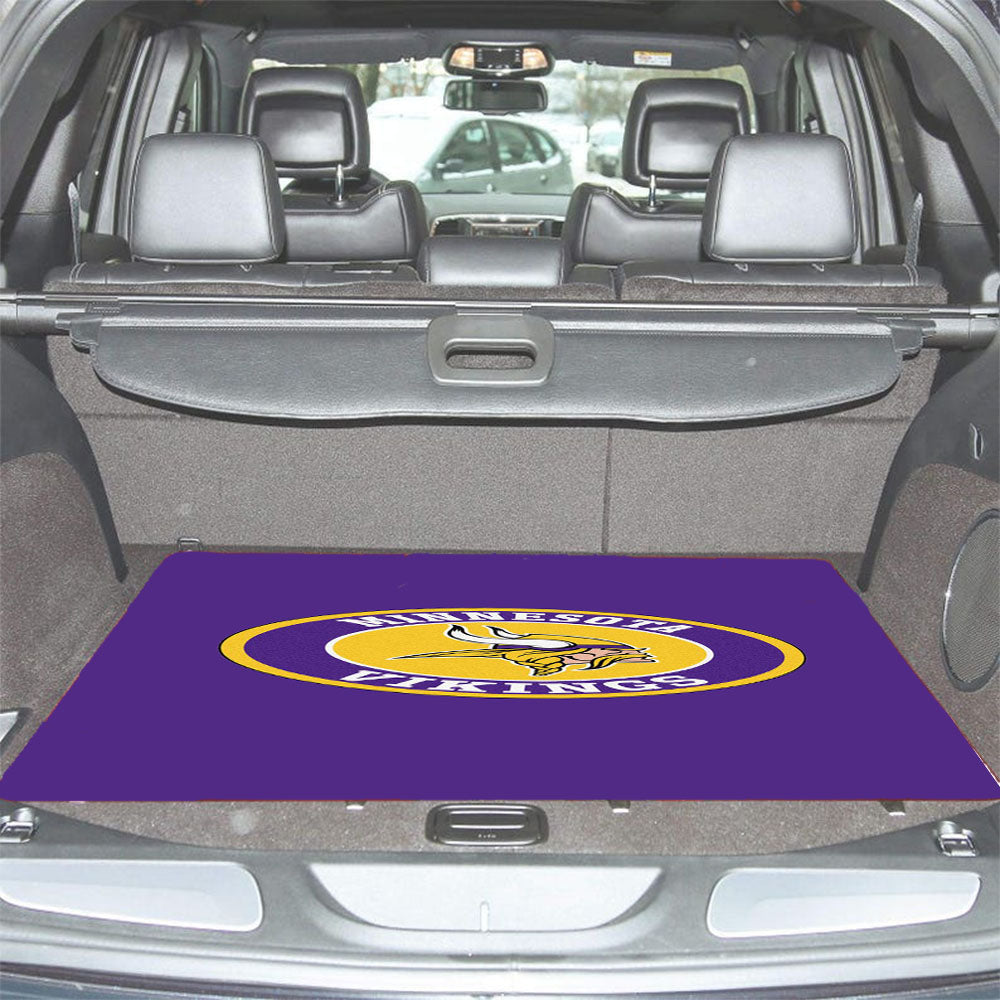 Vikings Logos Car Trunk Mat Non Slip