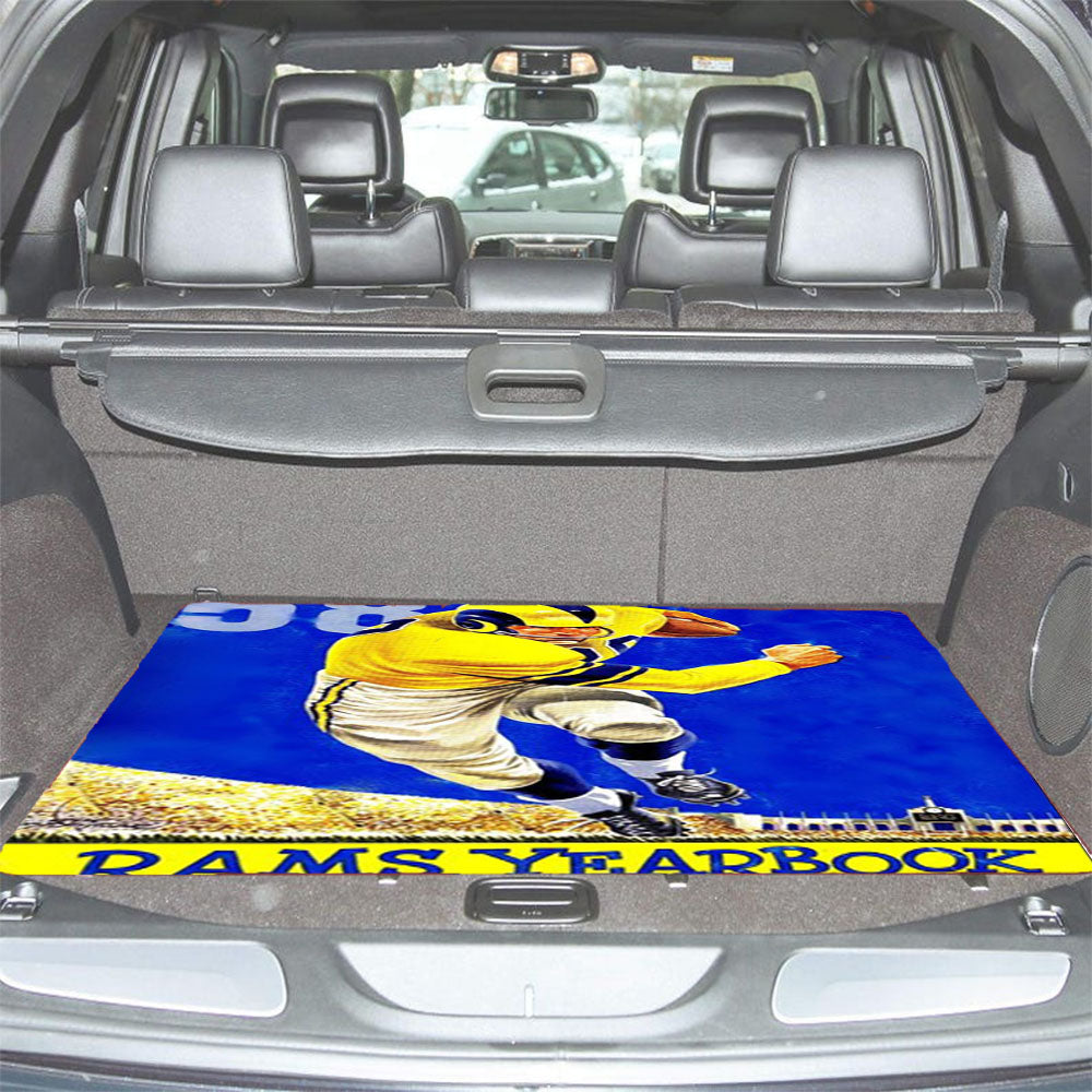 Vintage Los Angeles Rams Car Trunk Mat Non Slip