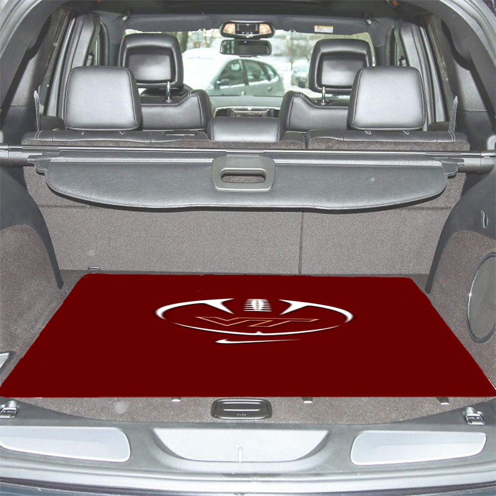 Virginia Tech Hokies Car Trunk Mat Non Slip