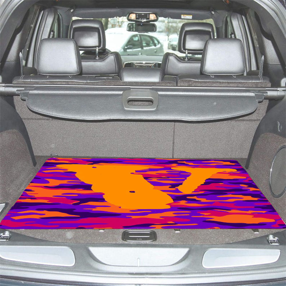 Vlone Hype Camouflage Wallpaper Car Trunk Mat Non Slip