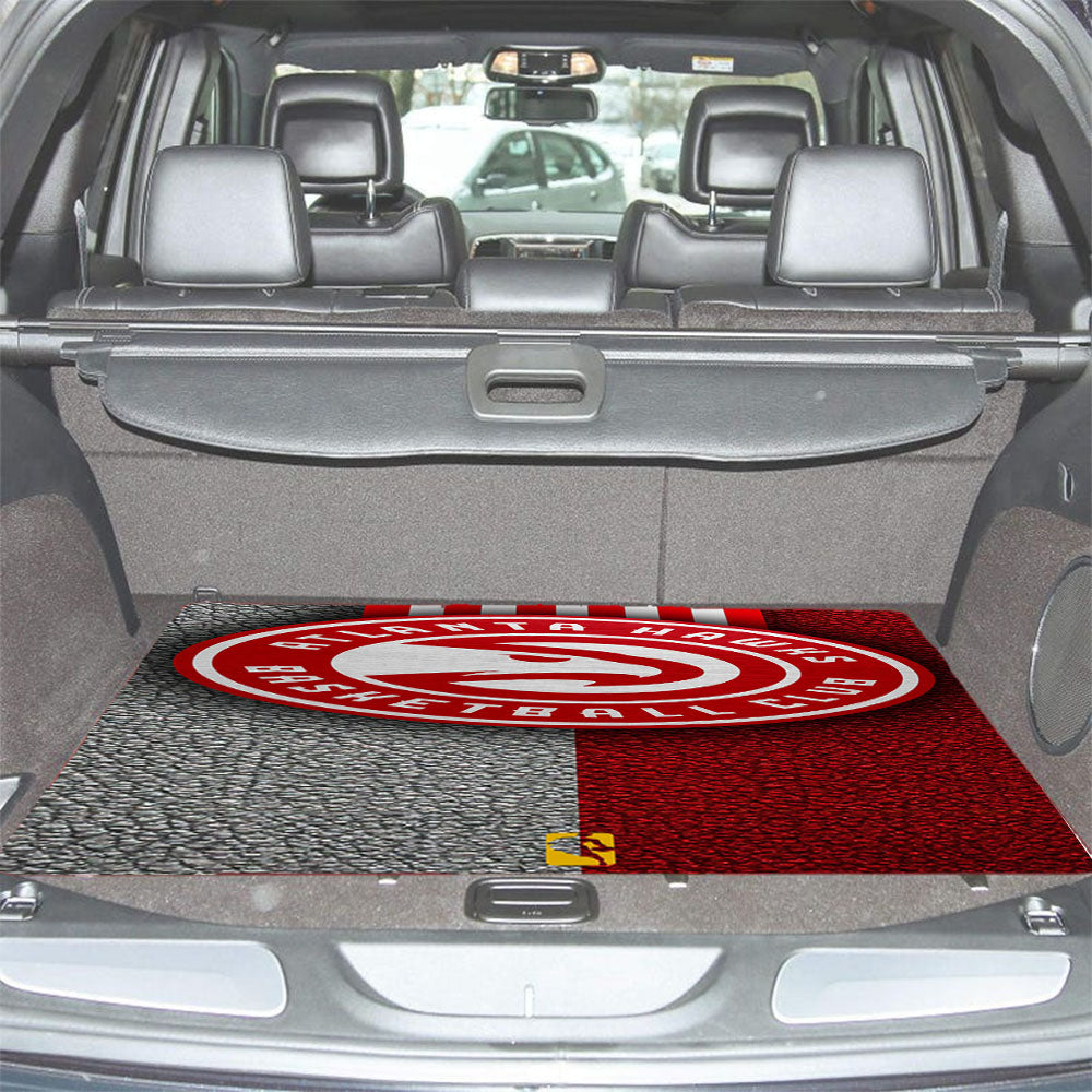Wallpaper Sport Logo Basketball Atlanta Hawks Nba Car Trunk Mat Non Slip