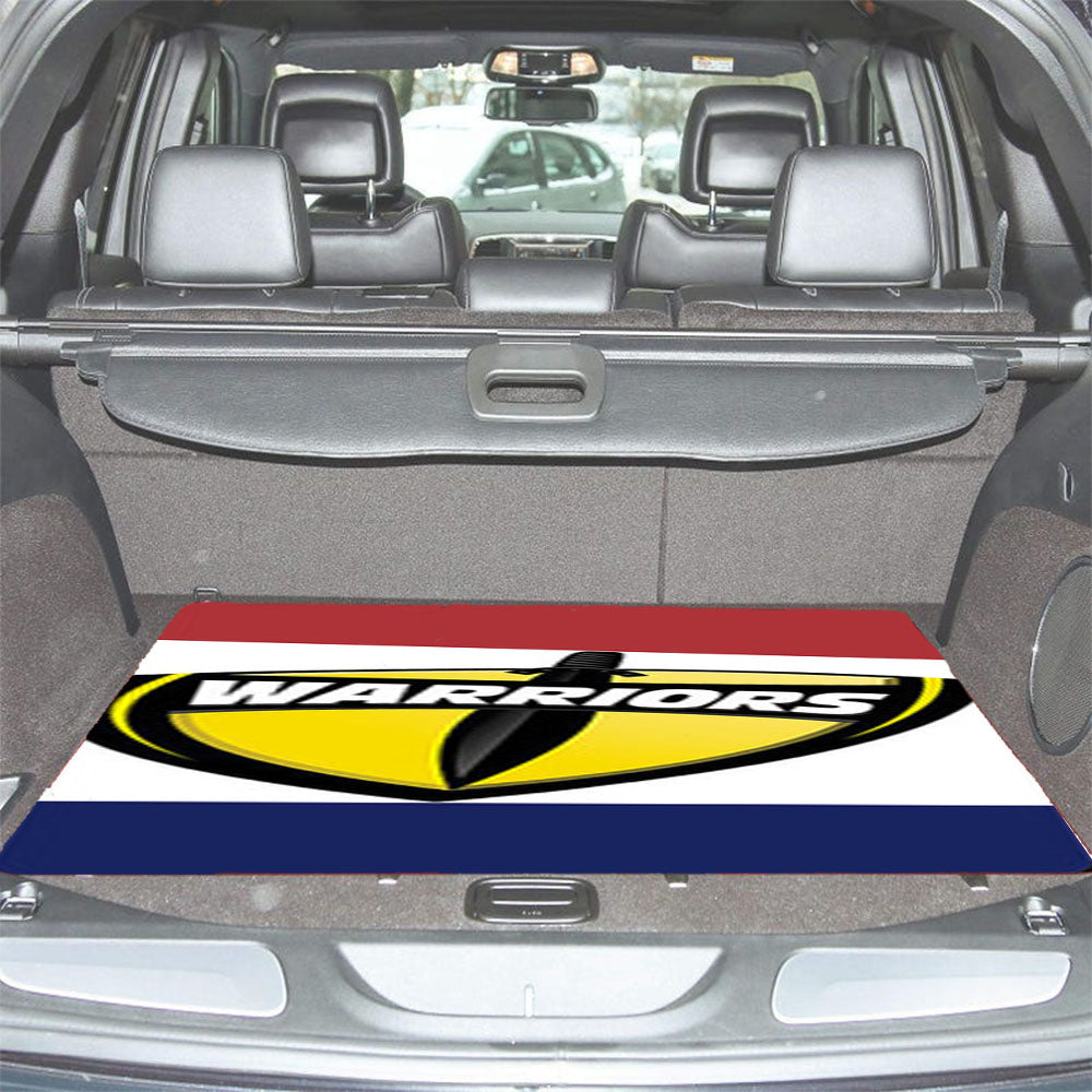 Warriors Car Trunk Mat Non Slip