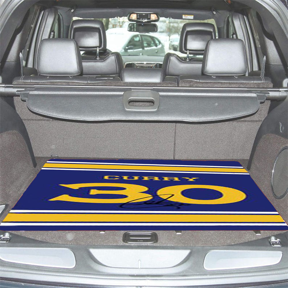 Warriors Stephen Curry Jersey Car Trunk Mat Non Slip