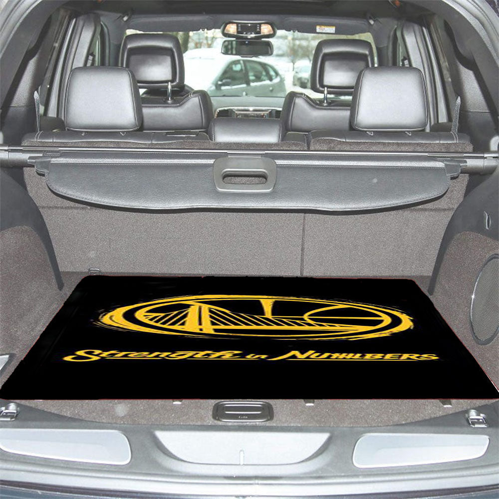 Warriors Strength In Numbers Car Trunk Mat Non Slip