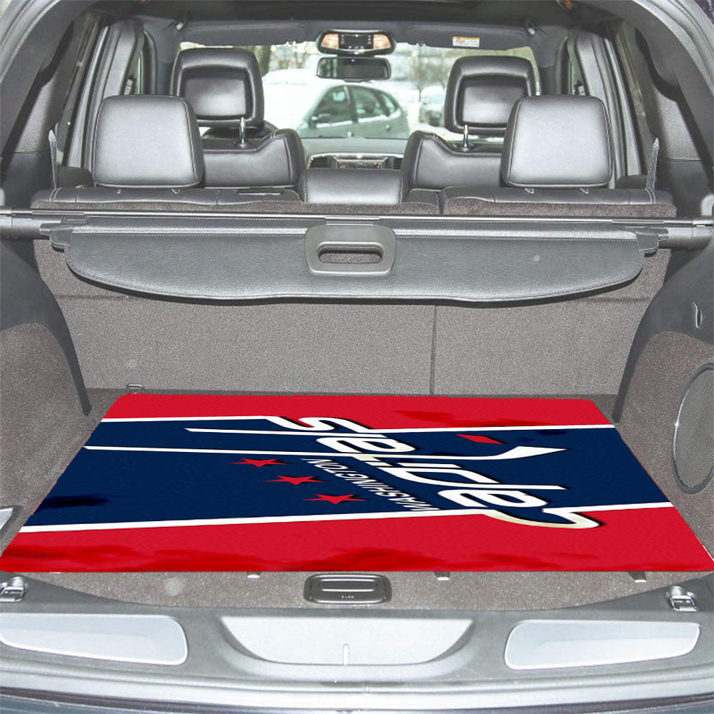 Washington Capitals Flag Car Trunk Mat Non Slip