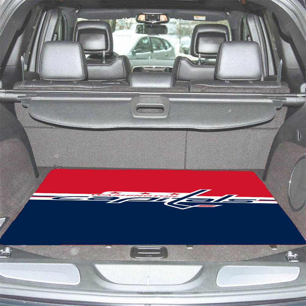 Washington Capitals Hockey 2 Car Trunk Mat Non Slip