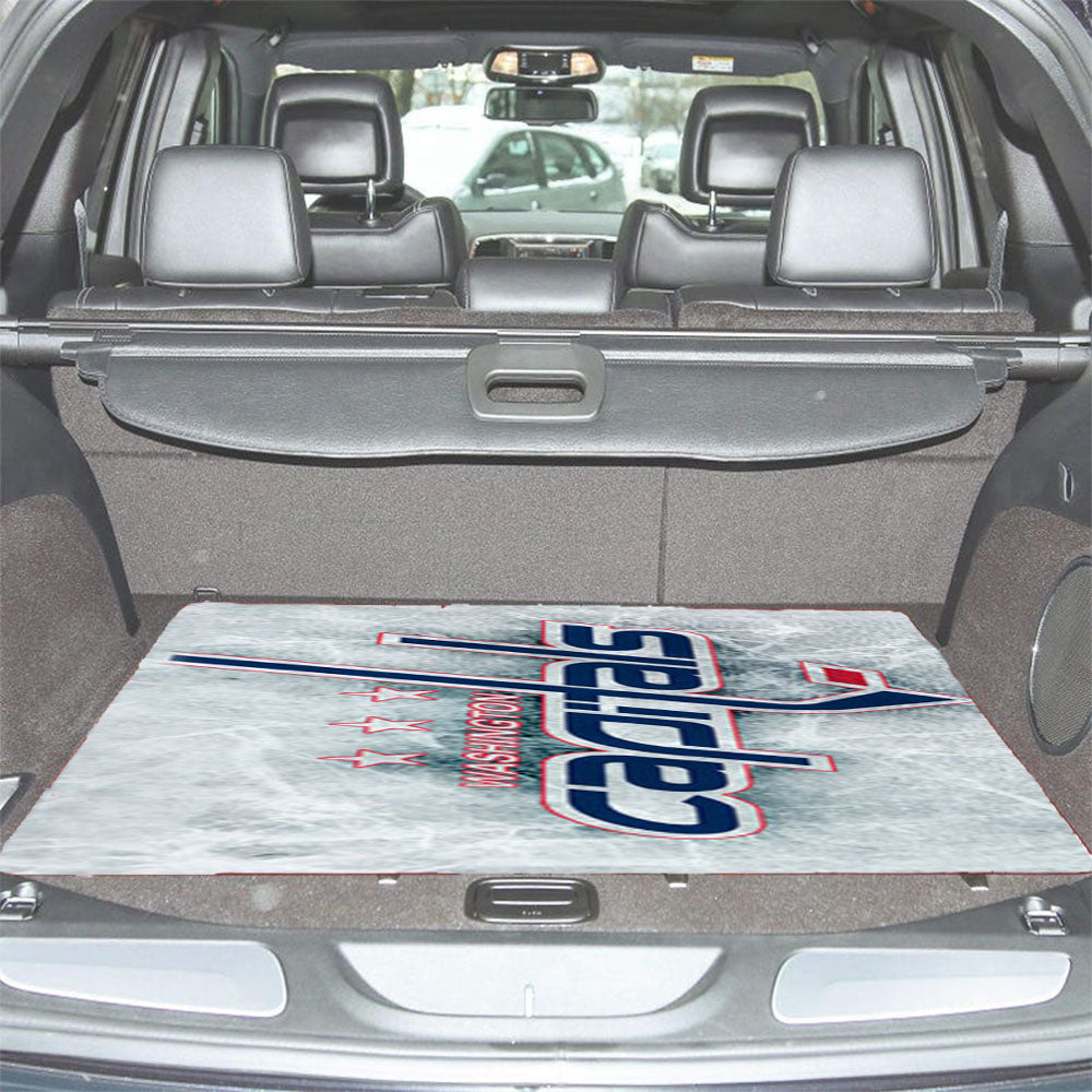 Washington Capitals Ice Logo Car Trunk Mat Non Slip
