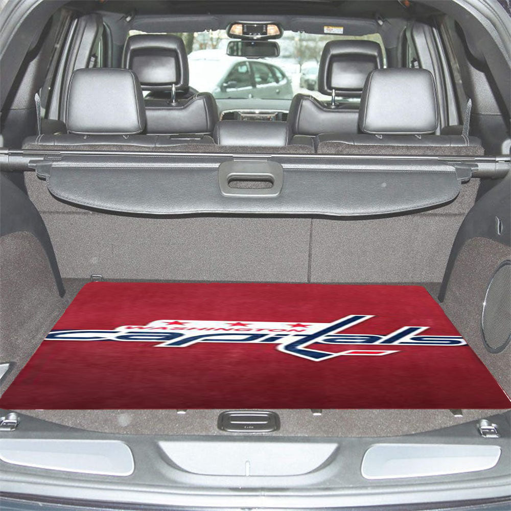 Washington Capitals Ice Red Car Trunk Mat Non Slip