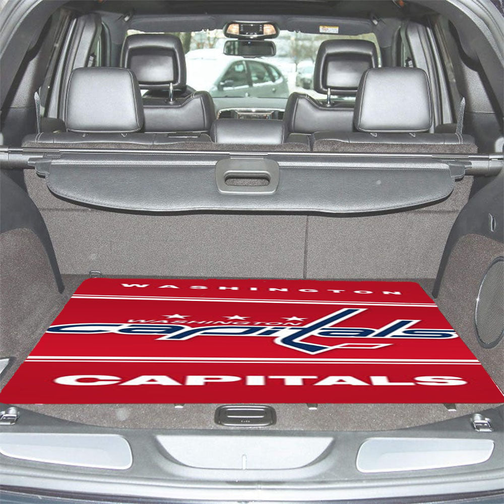 Washington Capitals Sports Car Trunk Mat Non Slip