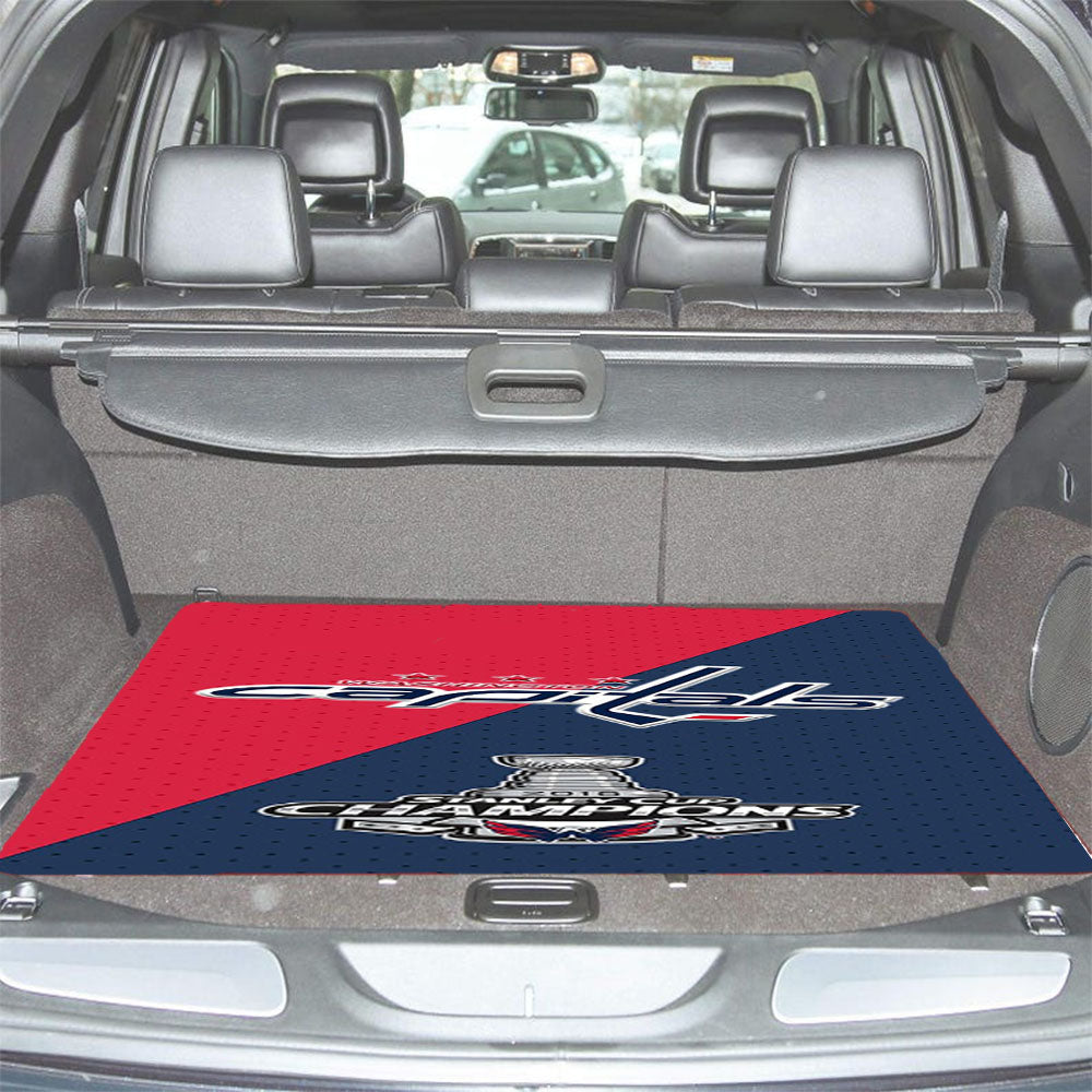 Washington Capitals Stanley Cup Car Trunk Mat Non Slip