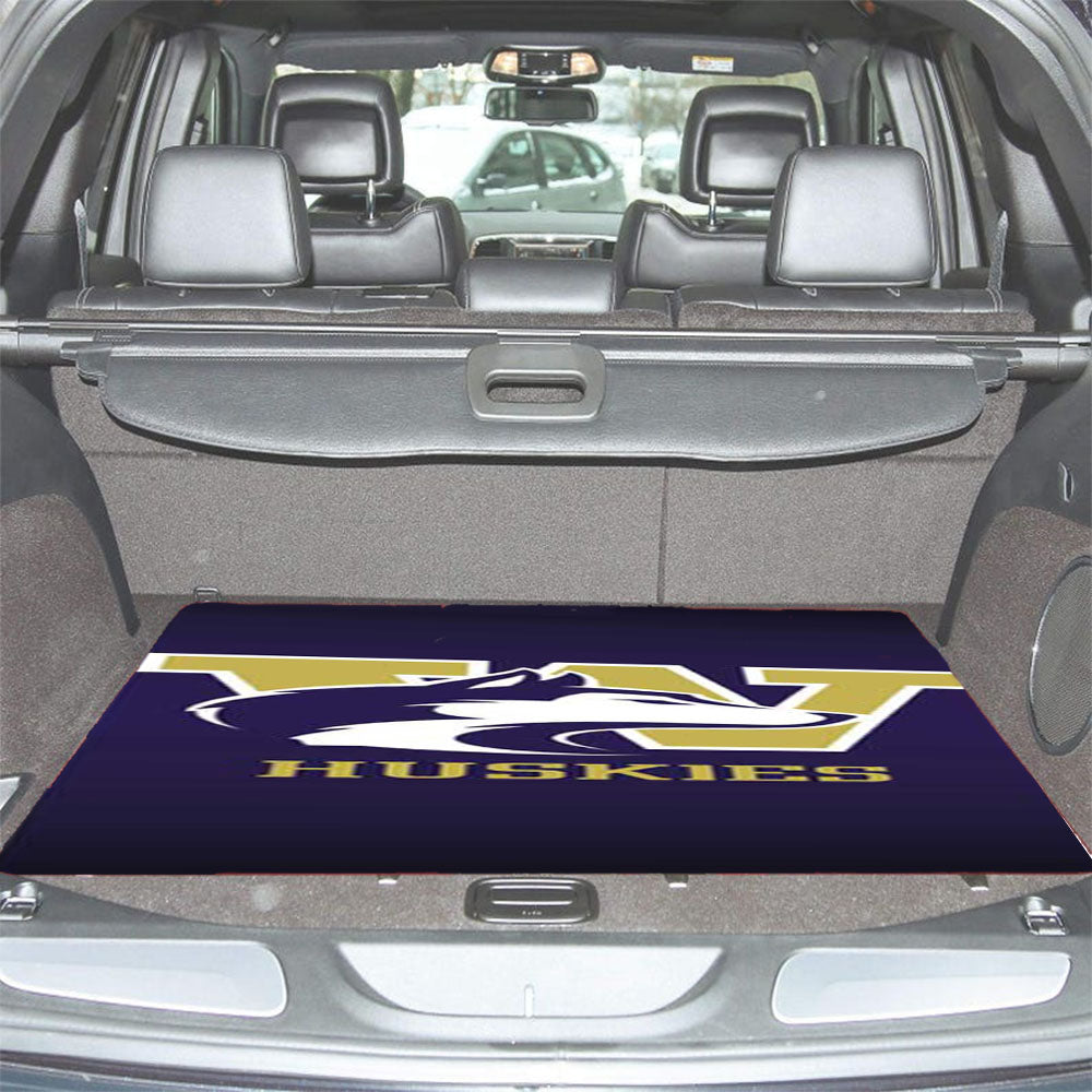 Washington Huskies Logo Car Trunk Mat Non Slip