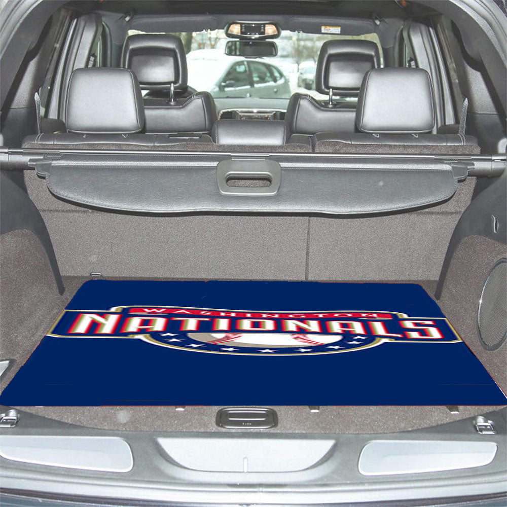 Washington National Baseball Logo Blue Car Trunk Mat Non Slip