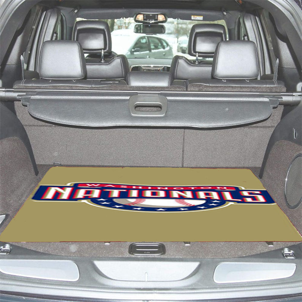 Washington National Baseball Logo Gray Car Trunk Mat Non Slip