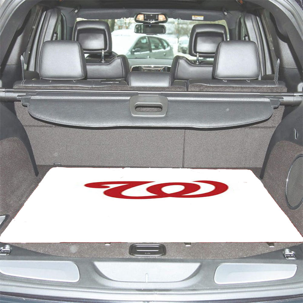 Washington Nationals Logo Red Car Trunk Mat Non Slip