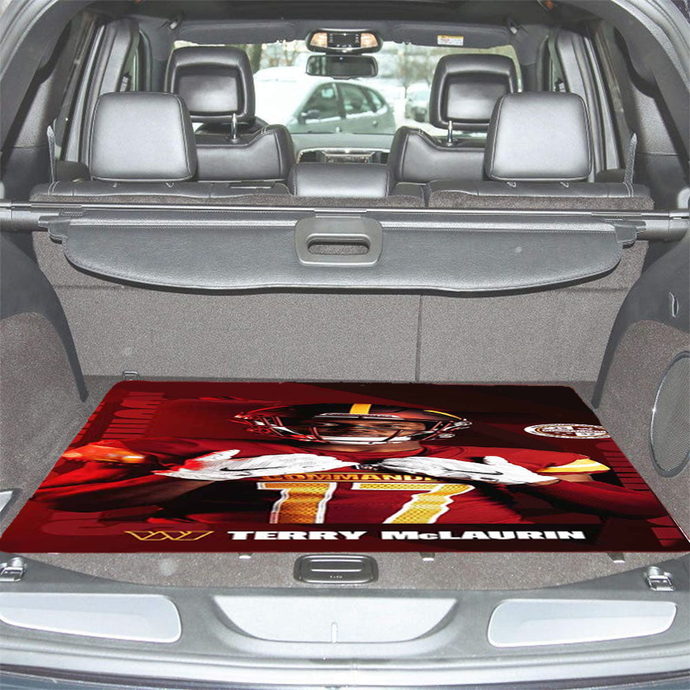 Washington Terry Mclaurin Car Trunk Mat Non Slip
