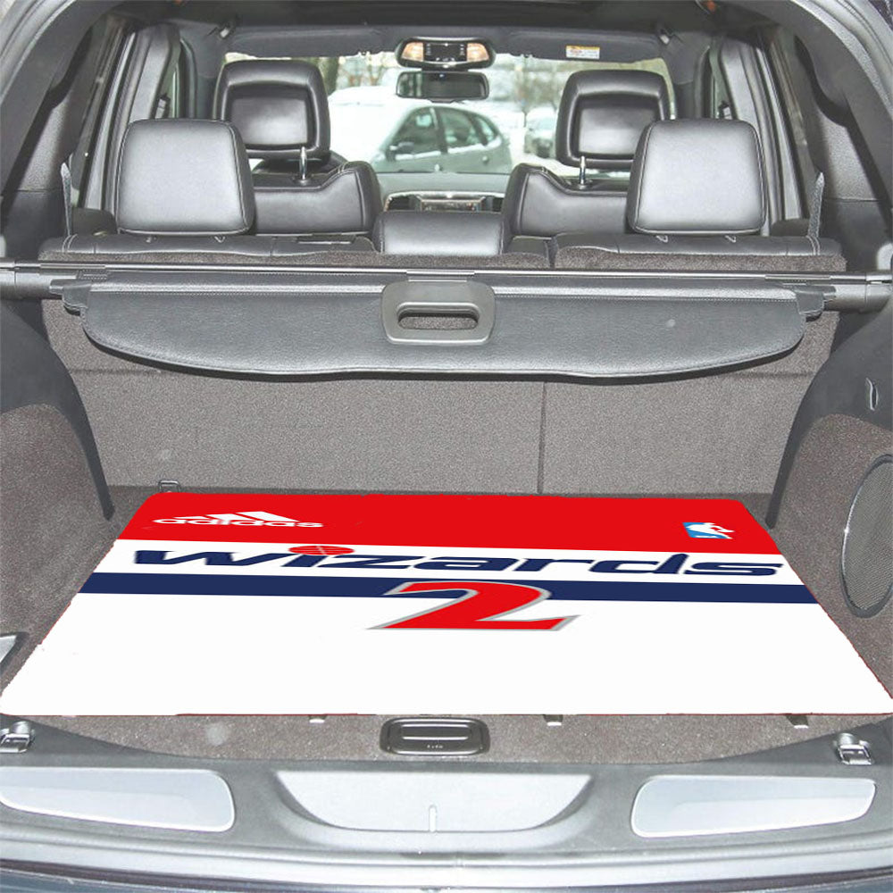 Washington Wizards New Jersey Car Trunk Mat Non Slip