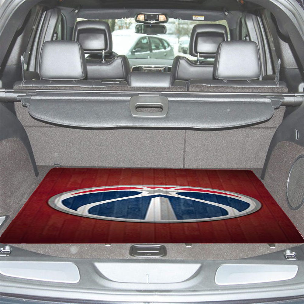 Washington Wizards Red Emblem Car Trunk Mat Non Slip