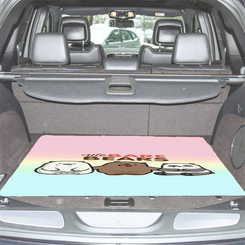 We Bare Bears Car Trunk Mat Non Slip